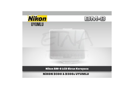 Tewise Nikon BM-8 LCD Ekran Koruyucu D300 D300s Uyumlu