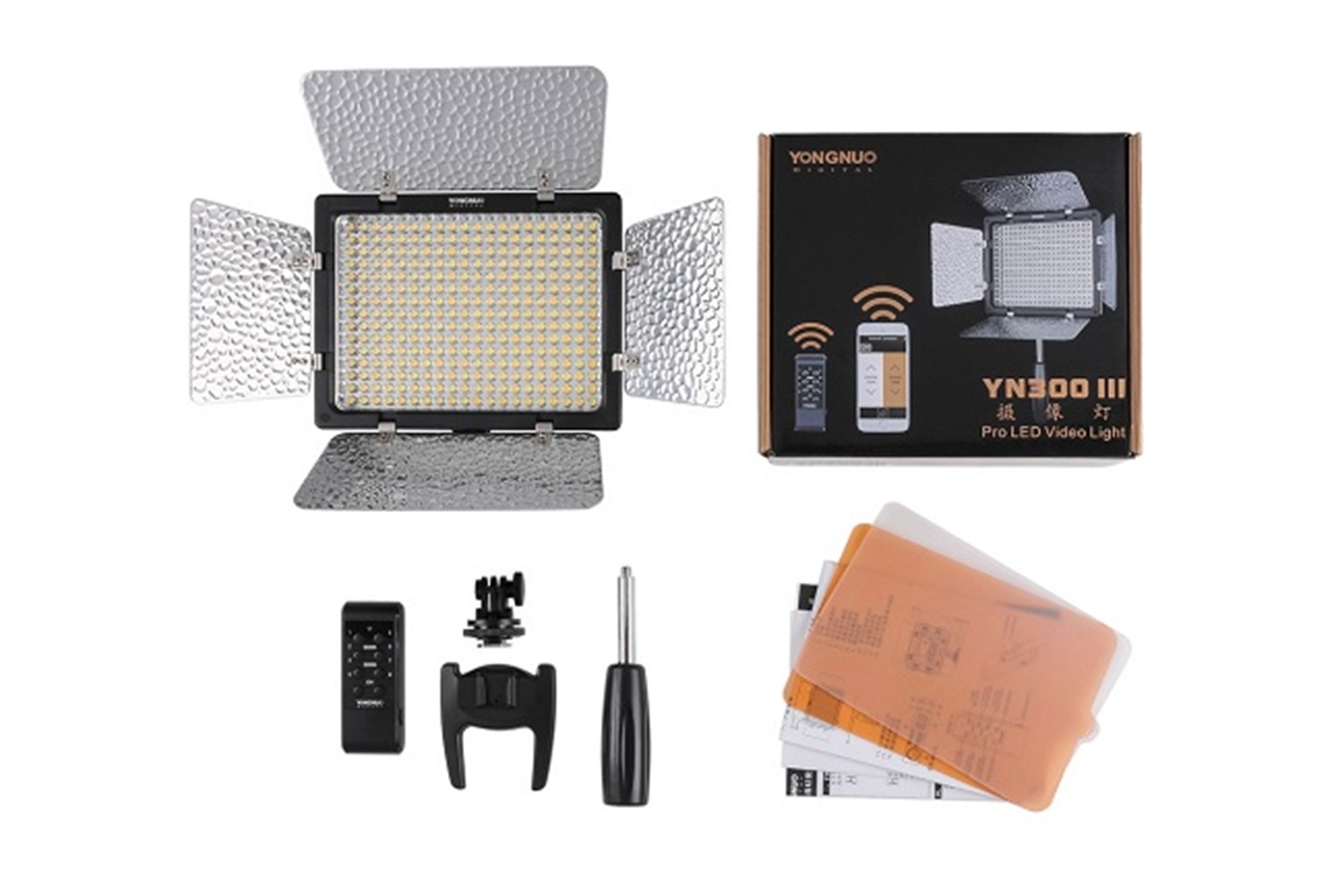 Yongnuo YN300-III Bi-Color Led Işık 3200-5600 Kelvin