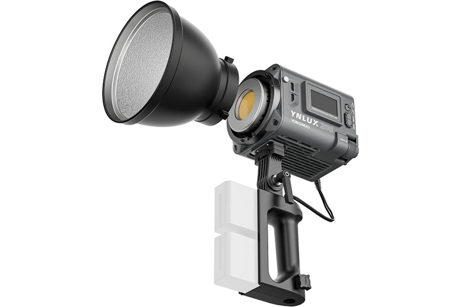 Yongnuo YNLUX200 2700-6500K 200W COB Led Işık-Gri Kasa (Kit Versiyon)