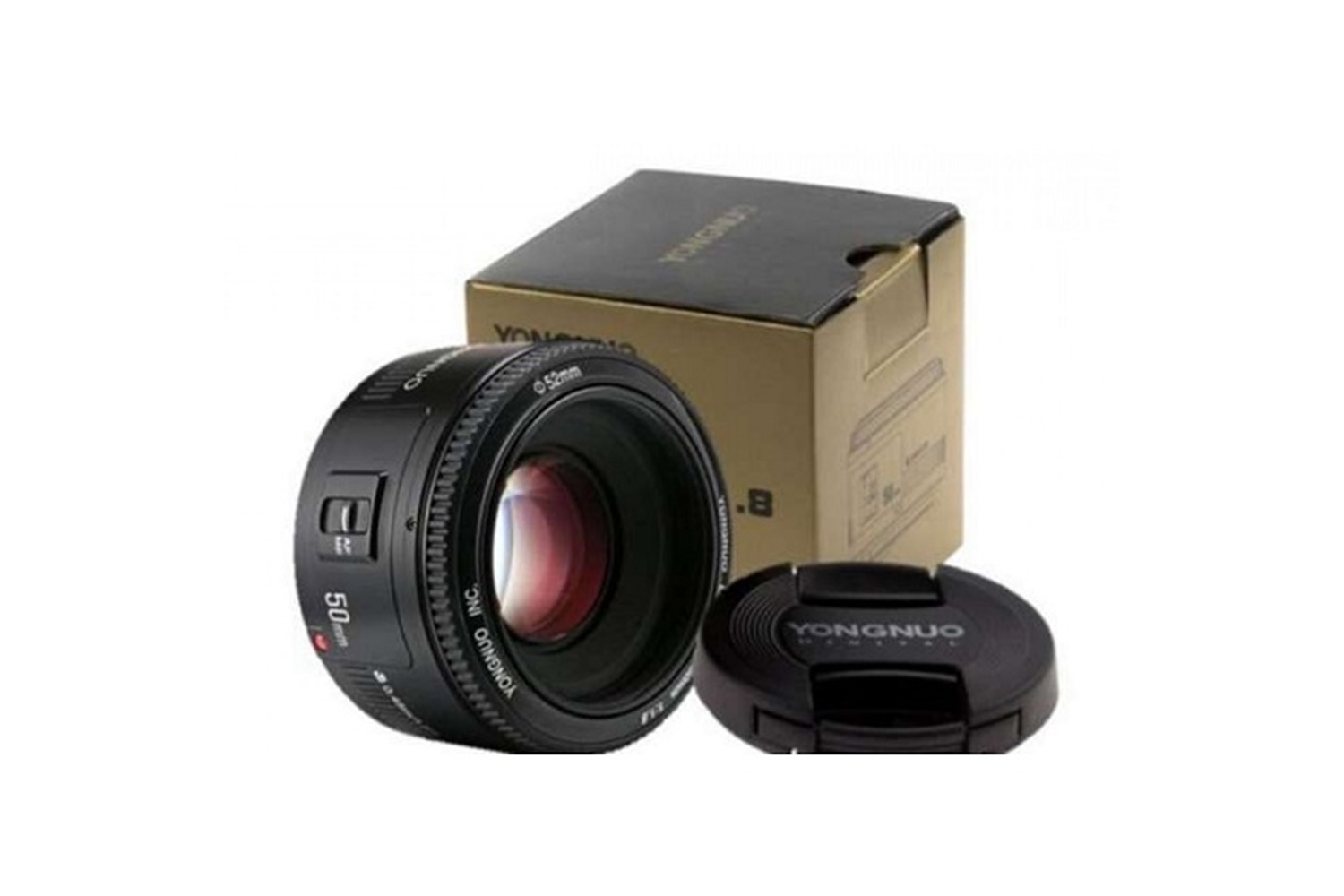 Yongnuo 50mm f/1.8 Full Frame APS-C Otofokus Lens (Canon EF Mount)