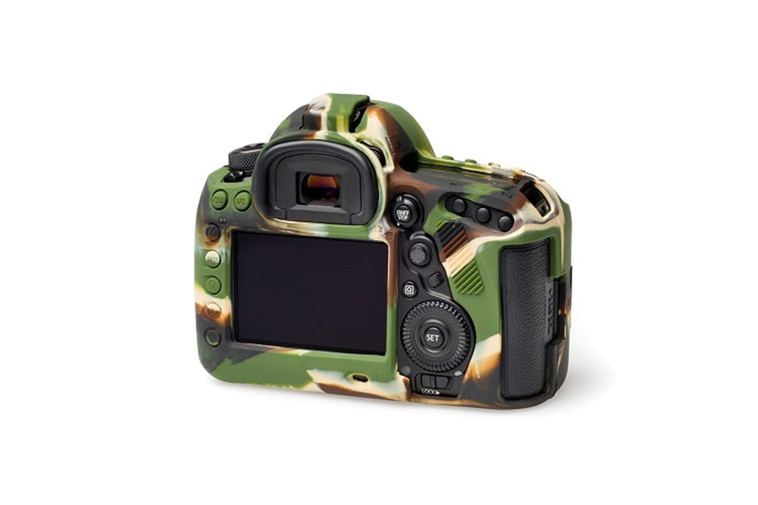 Easycover Canon 5D Mark IV Silikon Kılıf Kamuflaj