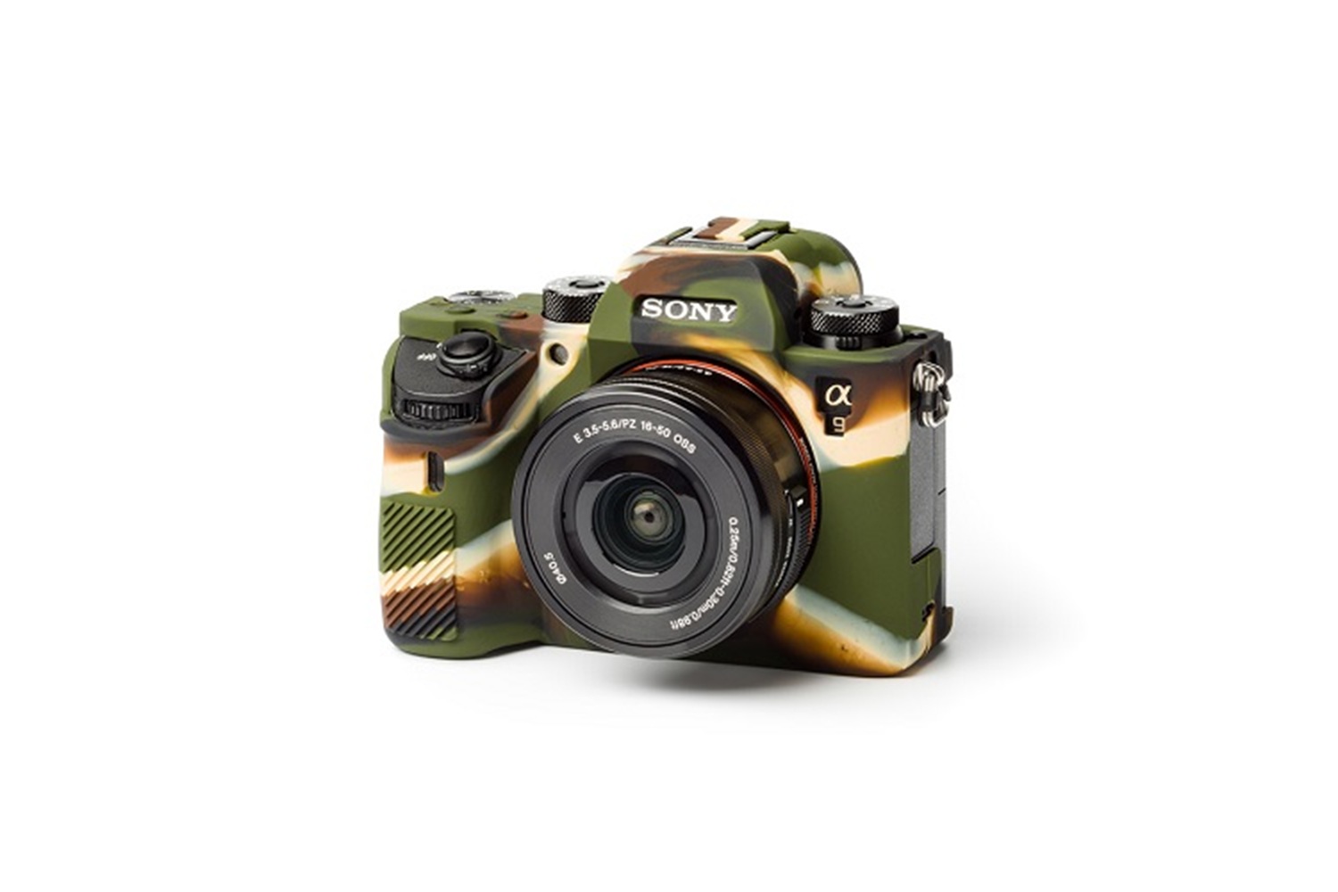 Easycover Sony A7 A7R3 A9 Silikon Kılıf Kamuflaj