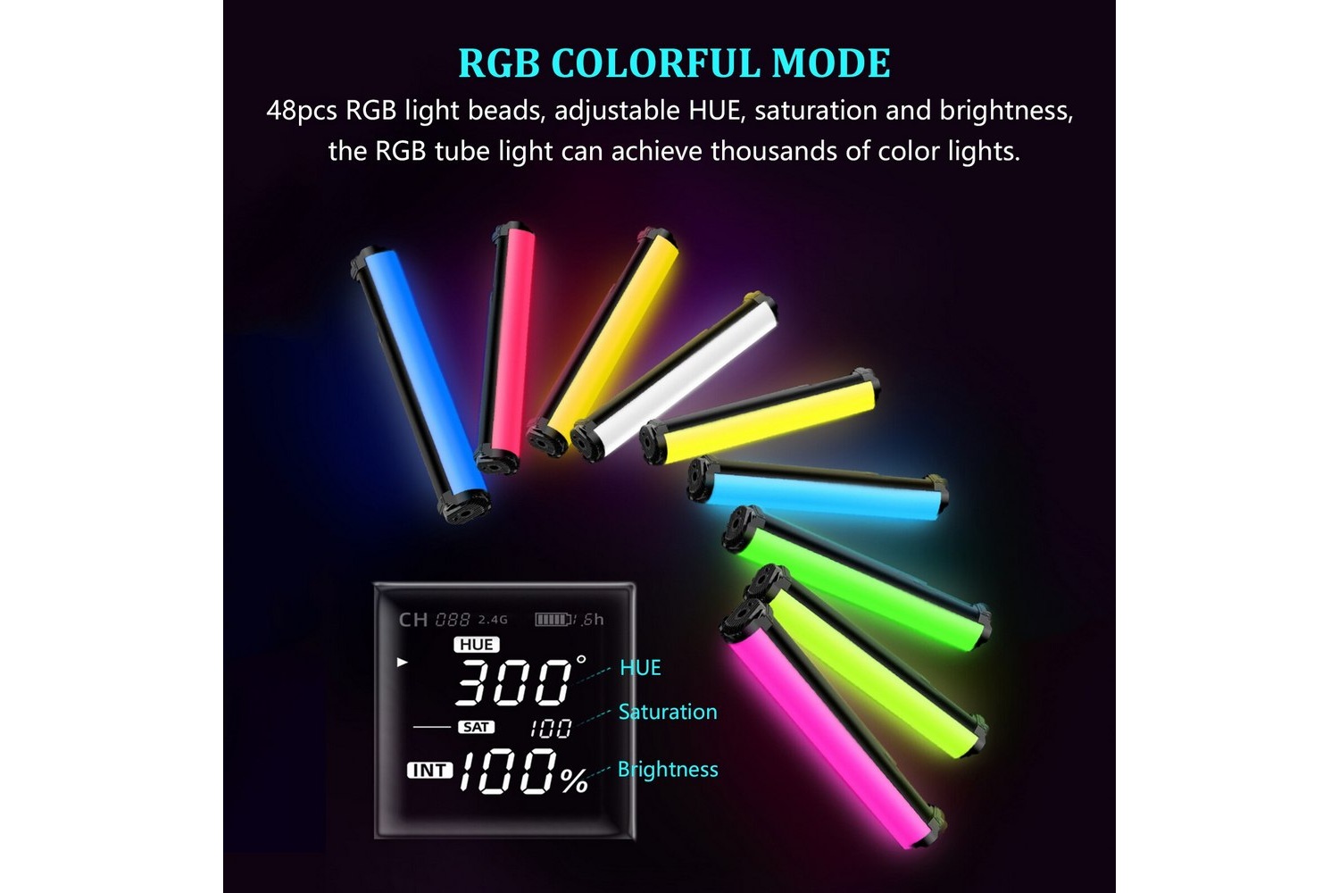 Yongnuo YN30 Soft 2000-1000K RGB Led Işık 30cm