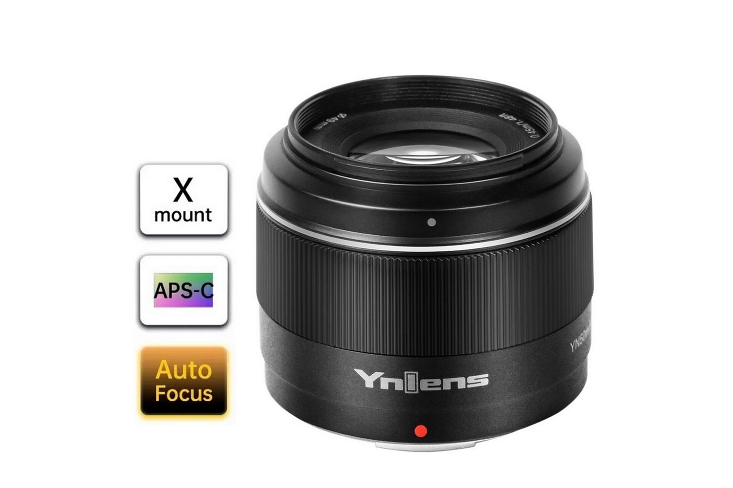Yongnuo 50mm f/1.8X DA DSM Fujifilm X Mount Uyumlu Otofokus Prime Lens