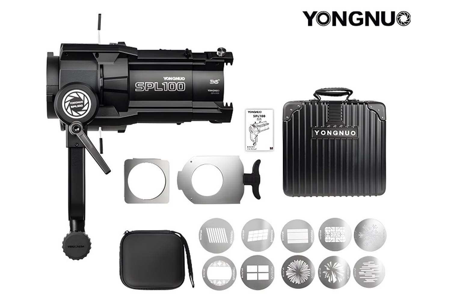 Yongnuo SPL100 36° Lensli Optik Snoot Gobo Seti - Şekillendirici