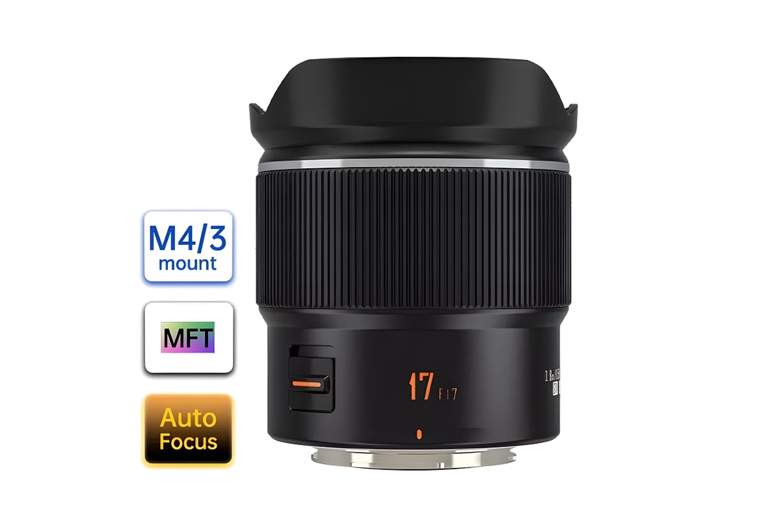 Yongnuo 17mm f/1.7 Otofokus Lens (Micro Four Thirds)