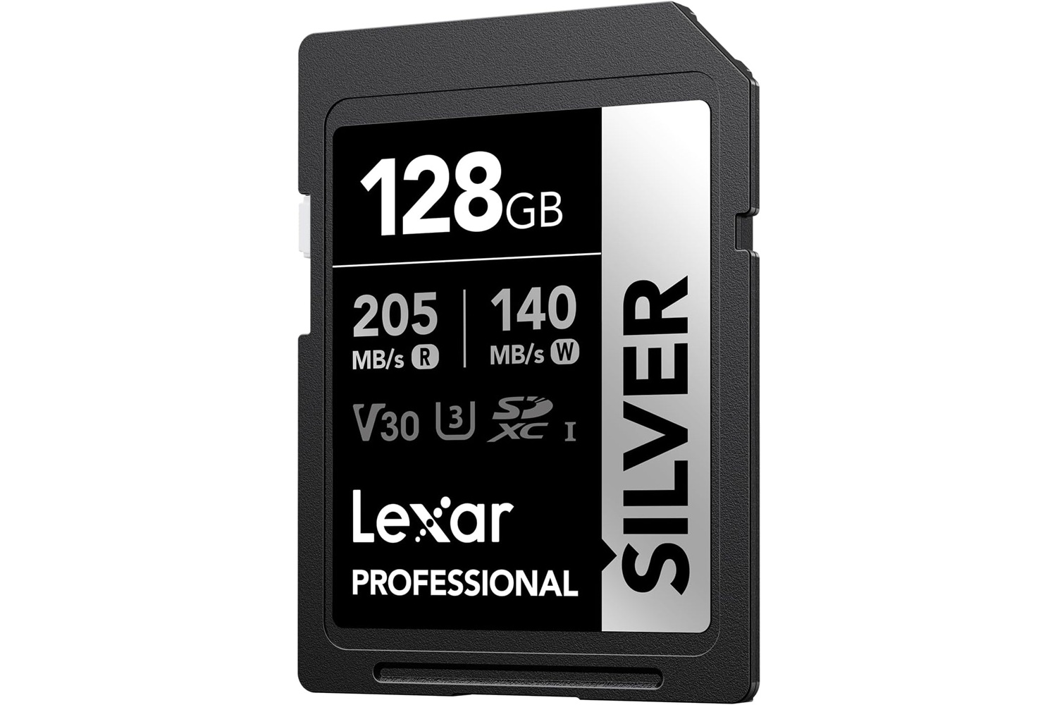 Lexar Silver 128 Gb U3 V30 4K SD Hafıza Kartı 205 mb/s