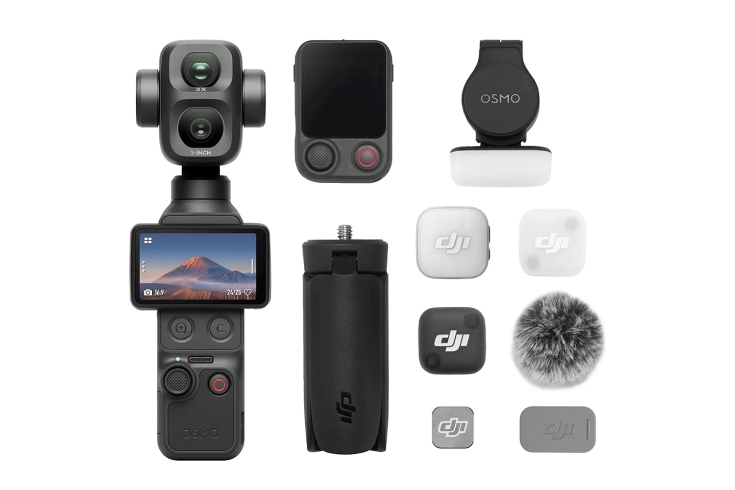 DJI Osmo Pocket 4P Vlog Combo Gimbal Kamera (DJI Türkiye Garantili)