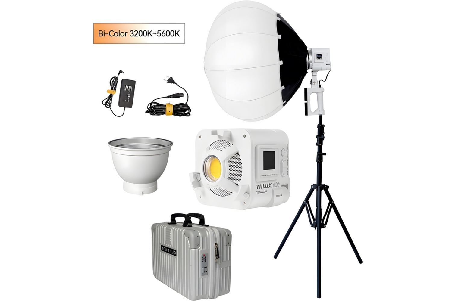 Yongnuo YNLUX100 LED Işık Lantern Softbox Set (Beyaz Kasa)