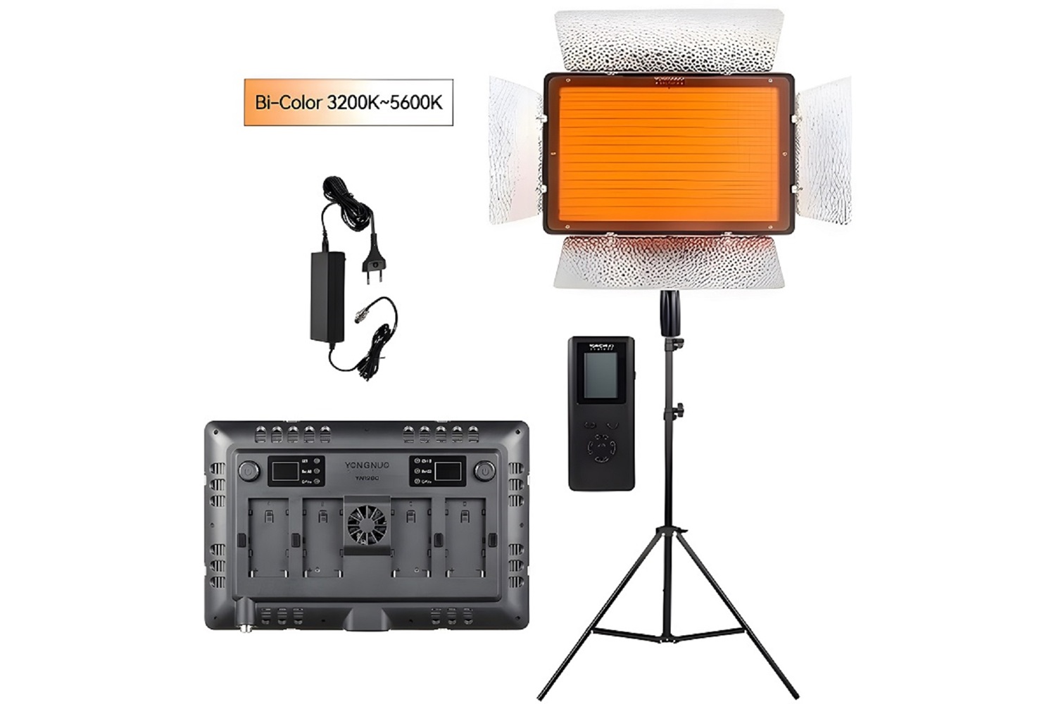 Yongnuo YN1200 Bi-Color 3200-5600K Led Işık Seti