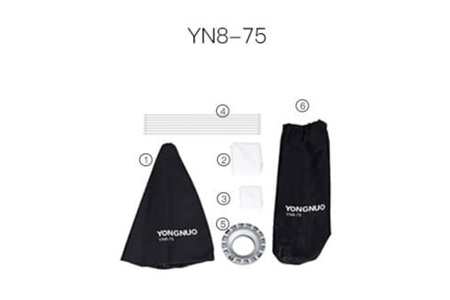 Yongnuo YN8-75 Sekizgen Bowens Mount Softbox 75cm