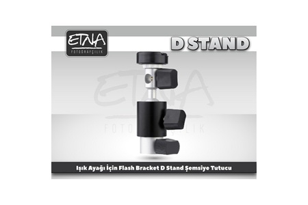 Tewise Işık Ayağı Uyumlu Flaş Braket D Stand Şemsiye Tutucu