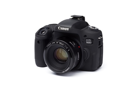 Easycover Canon 760D Silikon Kılıf Siyah
