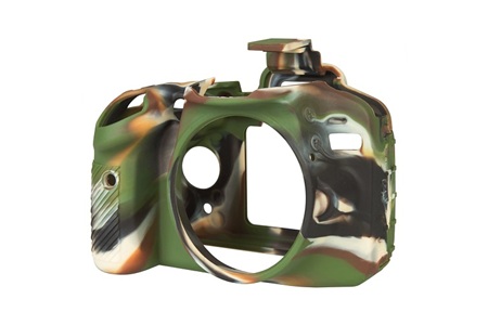 Easycover Nikon D7100-D7200 Silikon Kılıf Kamuflaj