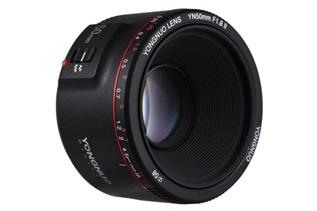 Yongnuo 50mm f/1.8 II Full Frame Otofokus Lens, Siyah (Canon EF Mount)