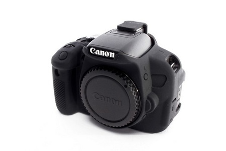 Easycover Canon 650D-700D Silikon Kılıf Siyah
