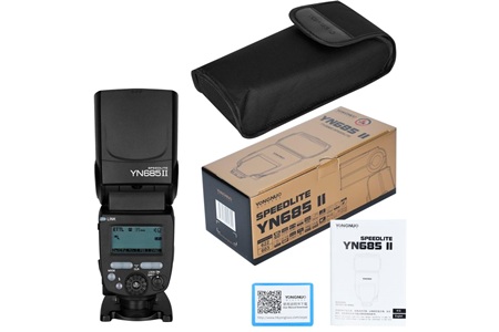 Yongnuo YN685-II C Dahili Alıcılı Canon Uyumlu HSS TTL Tepe Flaşı