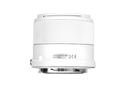 Yongnuo 35mm f/1.8R DA DSM APS-C Otofokus Lens (Canon RF) Beyaz