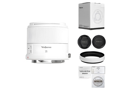 Yongnuo 35mm f/1.8R DA DSM APS-C Otofokus Lens (Canon RF) Beyaz