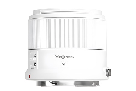 Yongnuo 35mm f/1.8R DA DSM APS-C Otofokus Lens (Canon RF) Beyaz