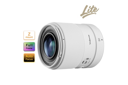 Yongnuo 50mm f/1.8Z DF Lite Full Frame Otofokus Lens, Beyaz (Nikon Z)