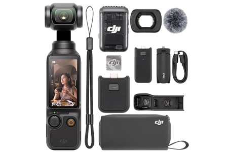 DJI Osmo Pocket 3 Creator Combo 4K Kamera Gimbal (DJI Türkiye Garantili)