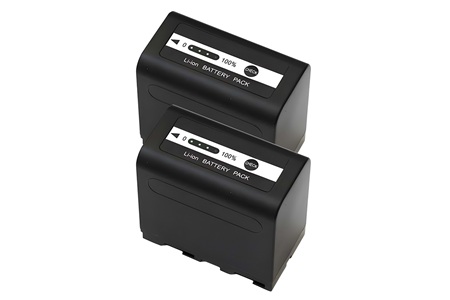 PATONA NP-F970D 7800 Mah Güç Göstergeli LED Işık Bataryası 2'li Paket