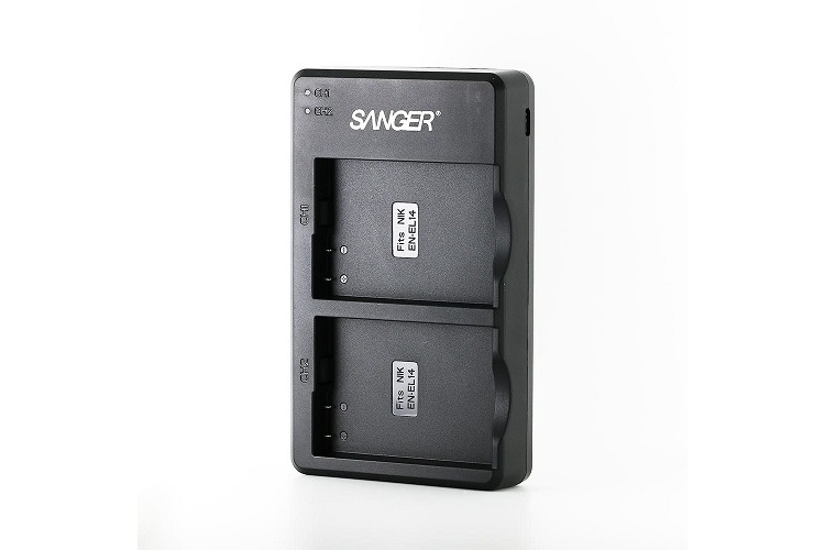 Sanger Nikon EN-EL14 Batarya Uyumlu İkili USB Şarj Cihazı