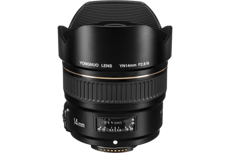 Yongnuo 14mm f/2.8 Full Frame Otofokus Geniş Açı Lens (Nikon F Mount)