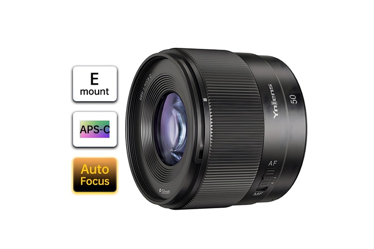 Yongnuo 50mm f/1.8S DA Lite APSC Otofokus Lens, Siyah (Sony E)