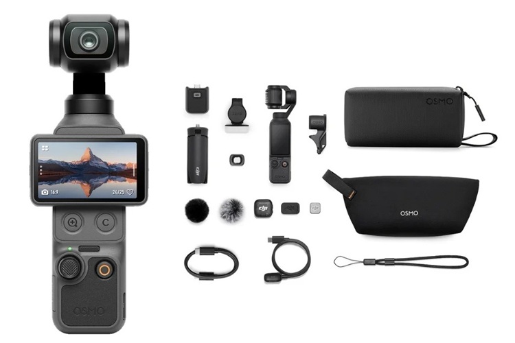 DJI Osmo Pocket 4 Creator Combo 4K Kamera Gimbal (DJI Türkiye Garantili)