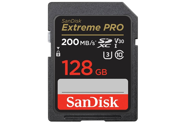 SanDisk 128GB Extreme PRO UHS-I SDXC 200MB/s V30 Hafıza Kartı