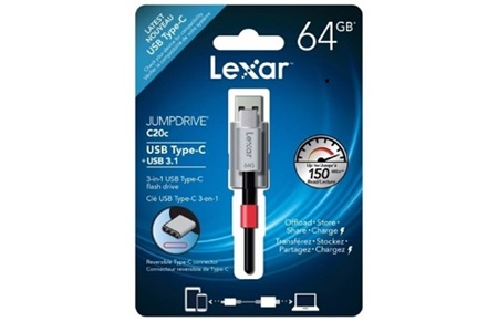 Lexar Jumpdrive C20c 64 Gb Usb Type-C 3.1 Bellek