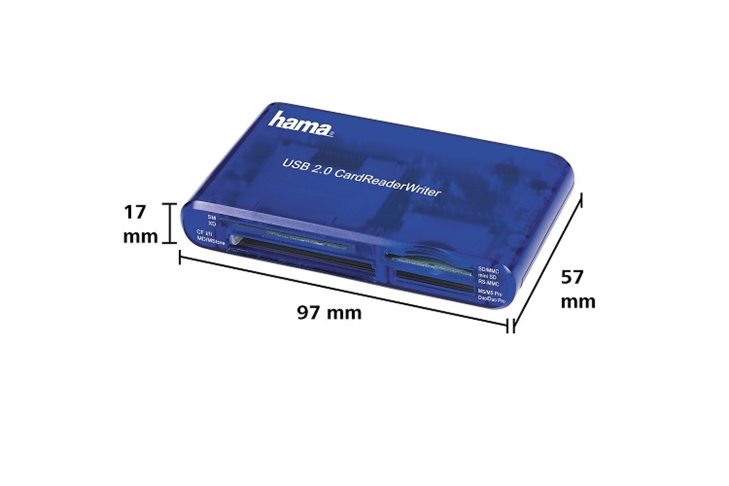 Hama Usb 2.0 Sd-Cf Hafıza Kart Okuyucu