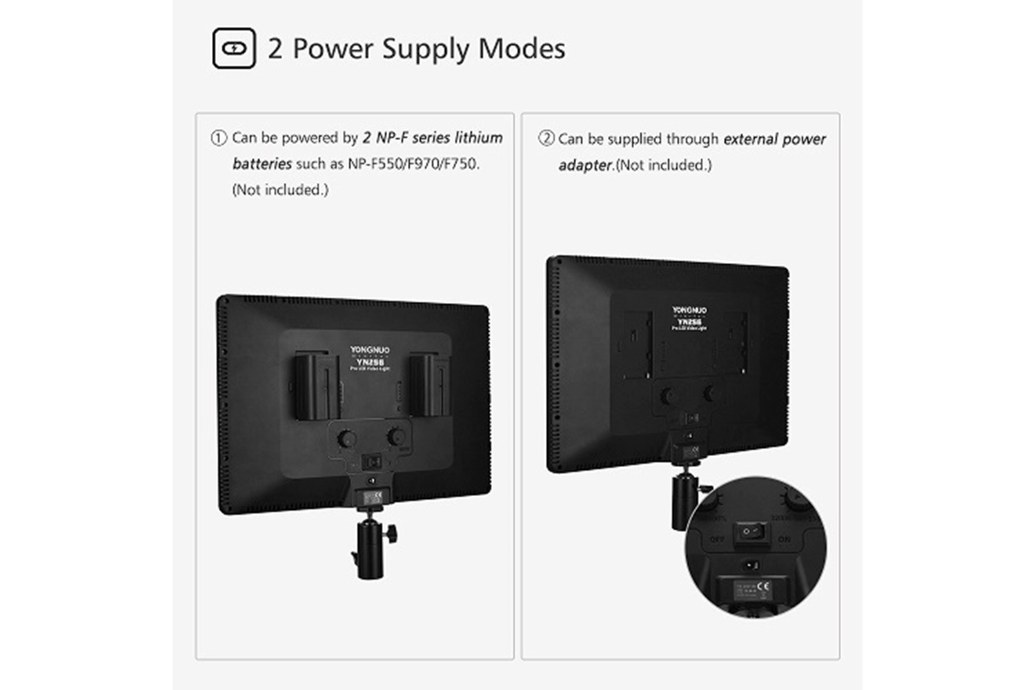Yongnuo YN256 Bi-Color Pro Led Işık