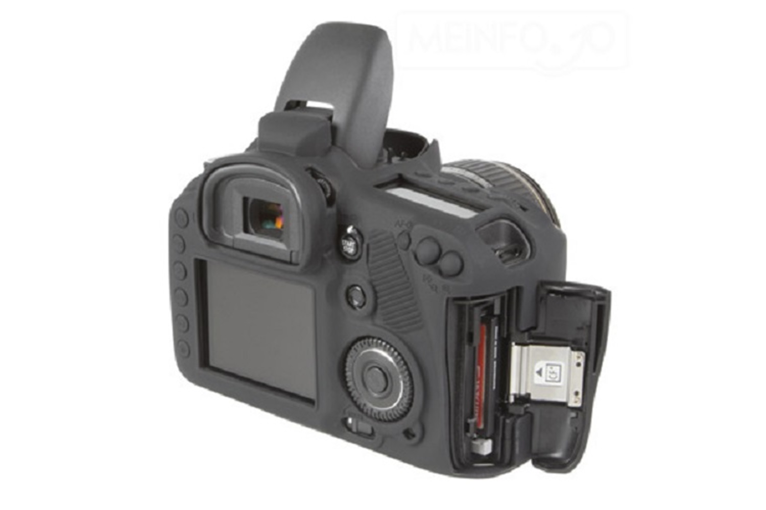 Easycover Canon 7D Uyumlu Silikon Kılıf Siyah
