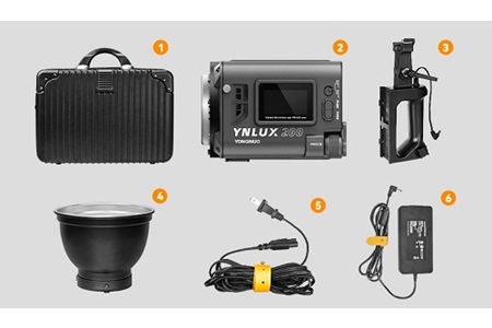 Yongnuo YNLUX200 2700-6500K 200W COB Led Işık-Gri Kasa (Kit Versiyon)