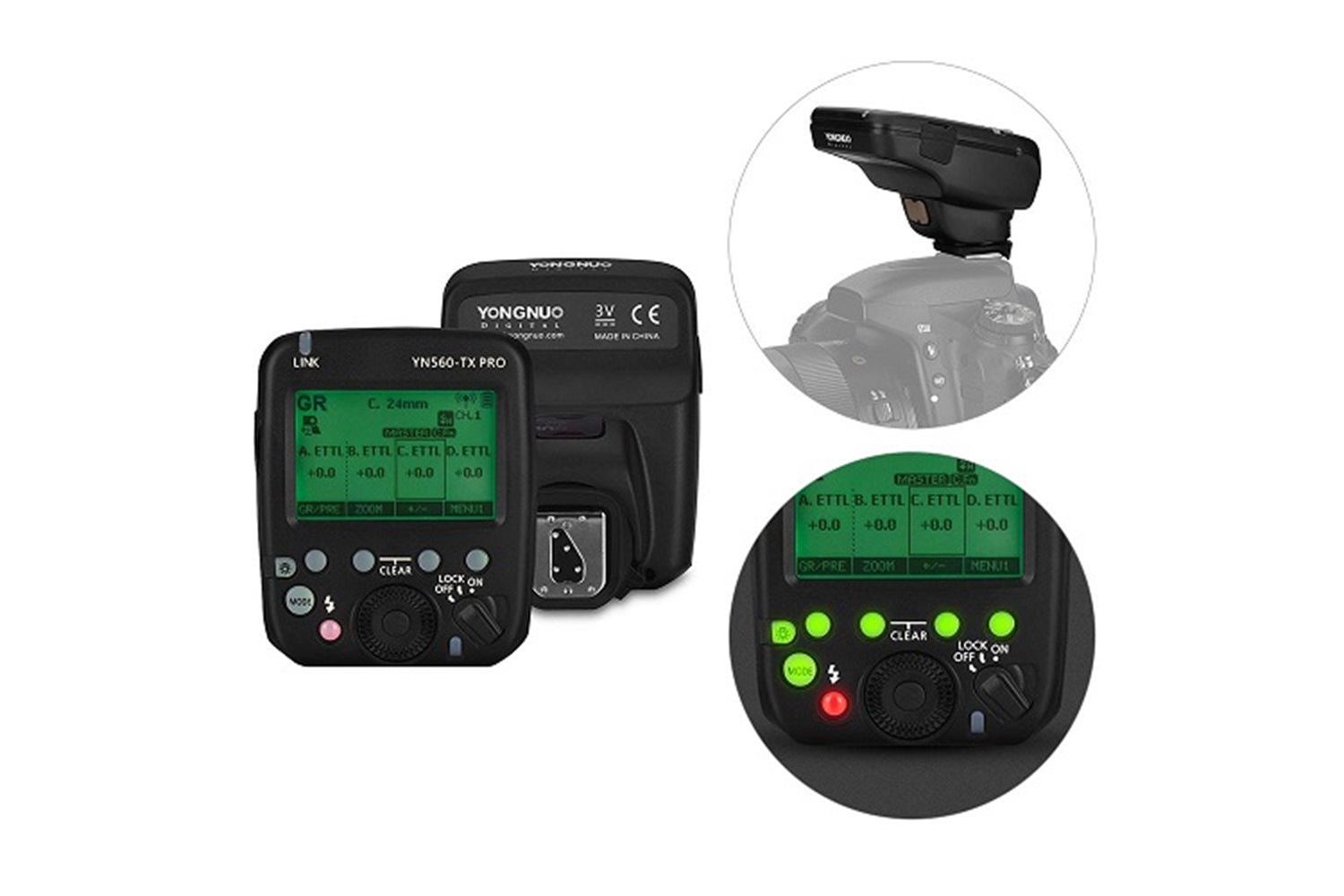 Yongnuo YN560-TX Pro N Nikon Uyumlu Wireless Flaş Tetikleyici