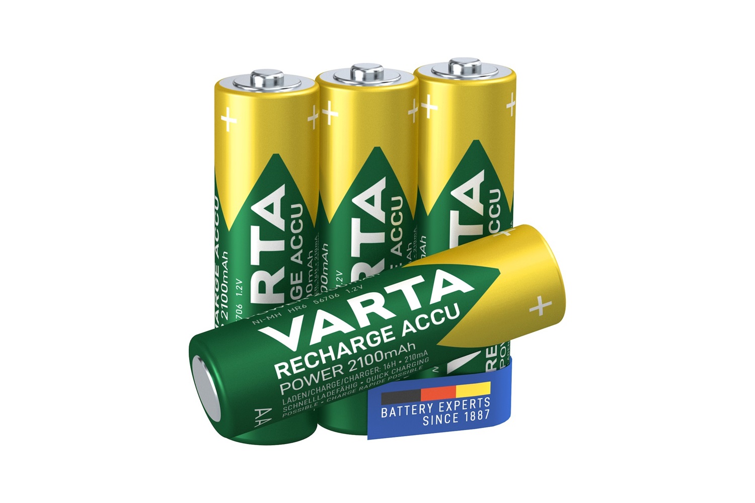 Varta 2100 mAh 1.2V AA Şarjlı Pil 4 Adet