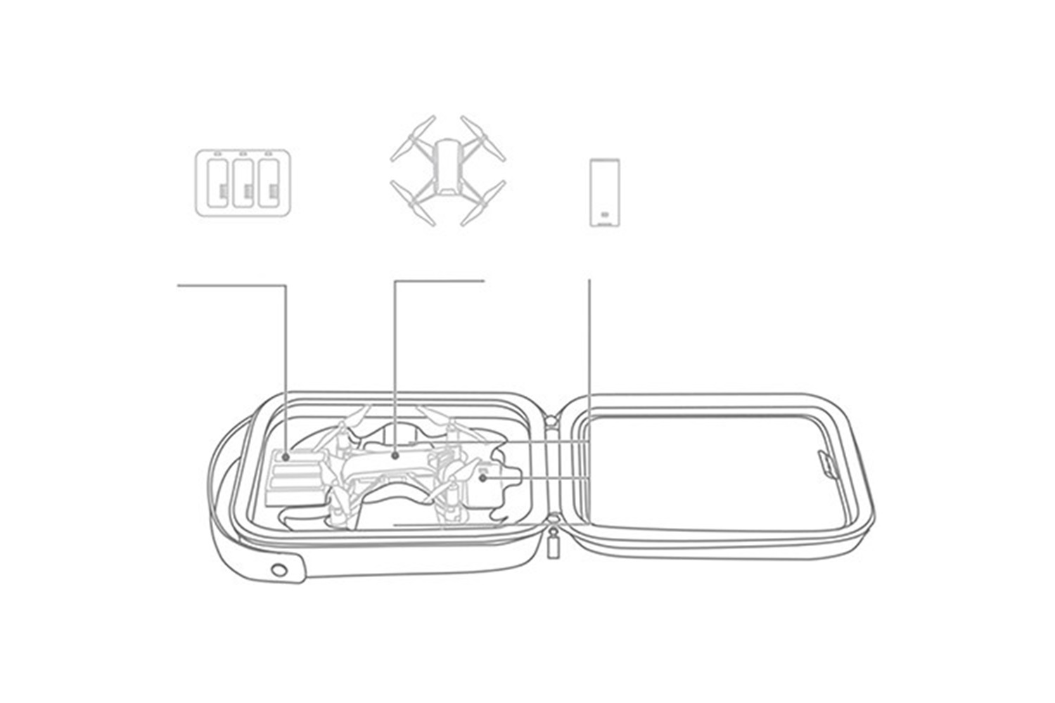 Pgytech Carrying Case DJI Tello Drone Taşıma Çantası