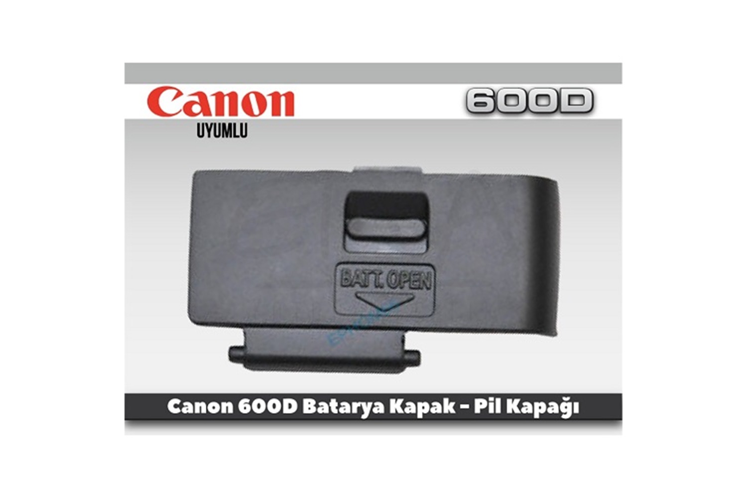 Tewise Canon 600D Uyumlu Batarya Kapak Pil Kapağı