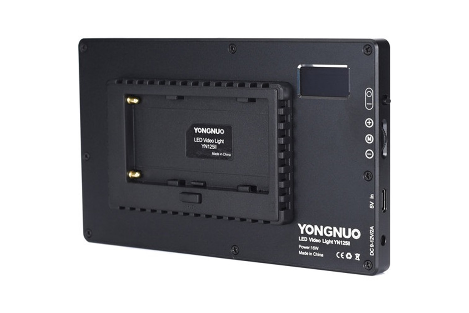 Yongnuo YN125-II Bi-Color Led Işık-Siyah