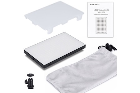 Yongnuo YN125-II Bi-Color Led Işık-Siyah