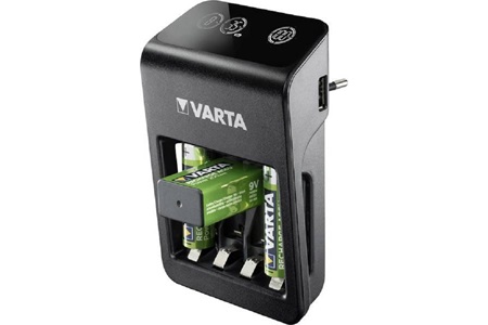 Varta LCD Plug+ Plus Şarj Cihazı + 4*2100 mAh AA Şarjlı Pil