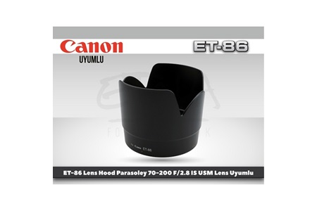 Tewise Canon ET-86 Parasoley 70-200mm f/2.8L USM IS Lens Uyumlu