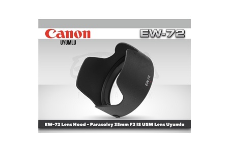 Tewise Canon EW-72 Parasoley 35mm F2 IS USM Lens Uyumlu