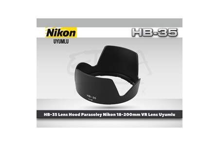 Tewise Nikon HB-35 Parasoley 18-200mm VR Lens Uyumlu