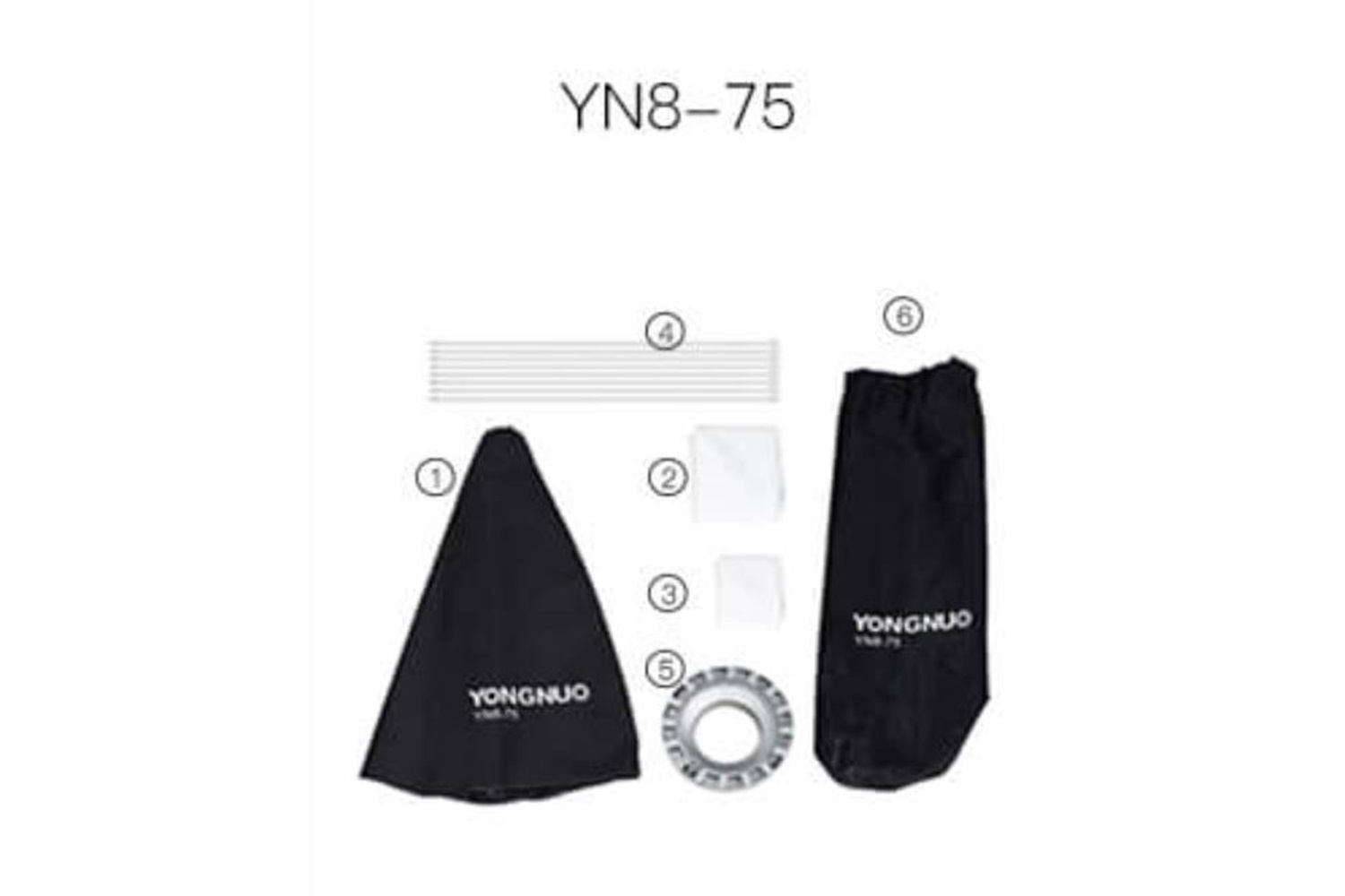Yongnuo YN8-75 Sekizgen Bowens Mount Softbox 75cm