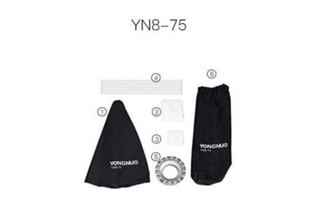 Yongnuo YN8-75 Sekizgen Bowens Mount Softbox 75cm