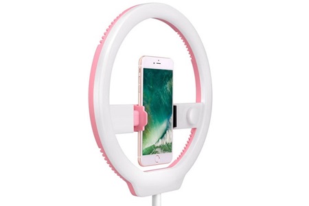 Yongnuo YN128 Bi-Color Ring Led Işık-Pembe